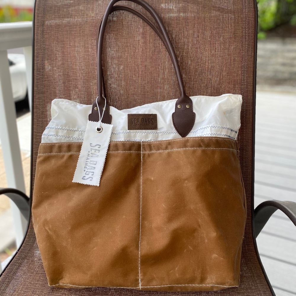 Tan Chebeague Seabags Tote